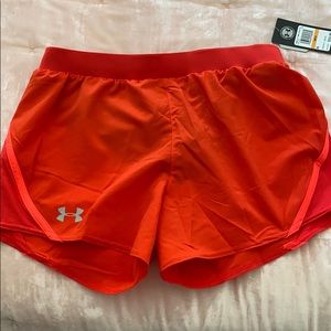 UA women’s running shorts. Size small